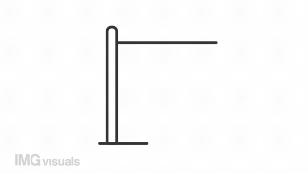 Animated for sale sign linear icon. Real property. Realtor advertising. Home offer. Seamless loop HD video with alpha channel on transparent background. Outline motion graphic animation