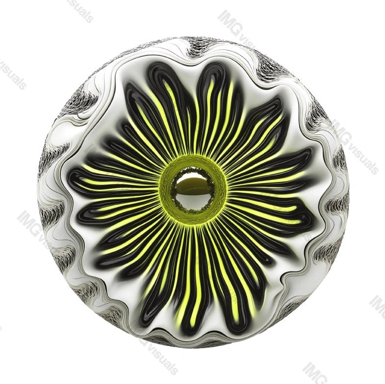 Futuristic abstract high-tech eye with ripple effect transparent image, ai generated. Advanced robotics. Cybernetics isolated cutout 3d render. Sci-fi engineering cut out clipart design element png
