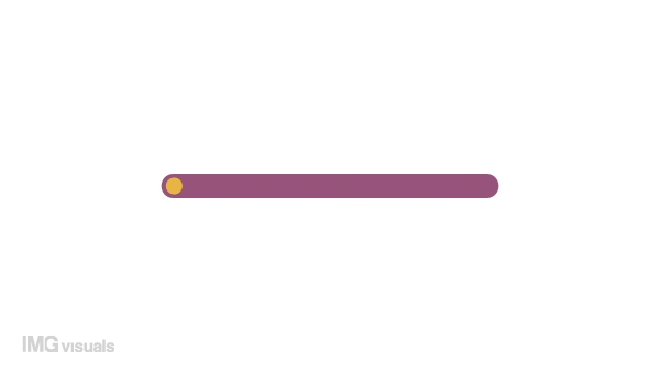 Animated status bar indicator. Indication. 4K video footage with alpha channel transparency. Website preloader. Download, upload progress. Simple loading icon animation for web UI design