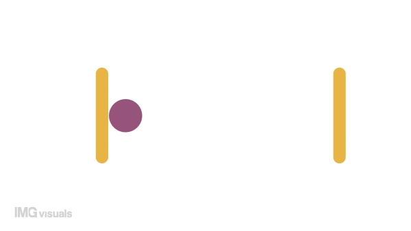 Animated ball game indicator. Bouncing ping pong. 4K video footage with alpha channel transparency. Website preloader. Download, upload progress. Simple loading icon animation for web UI design