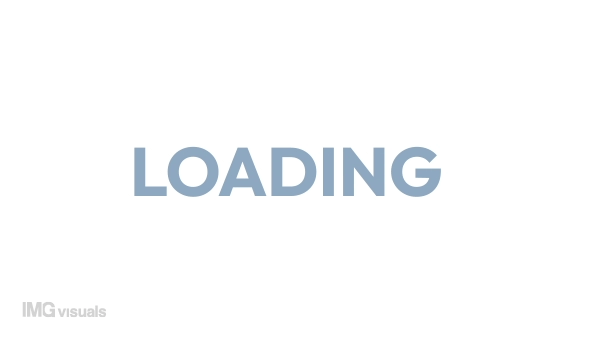 Animated simple blue letters loader. Initializing process screen. 4K video footage with alpha channel transparency. Download, upload progress. Color cartoon style loading animation for web design