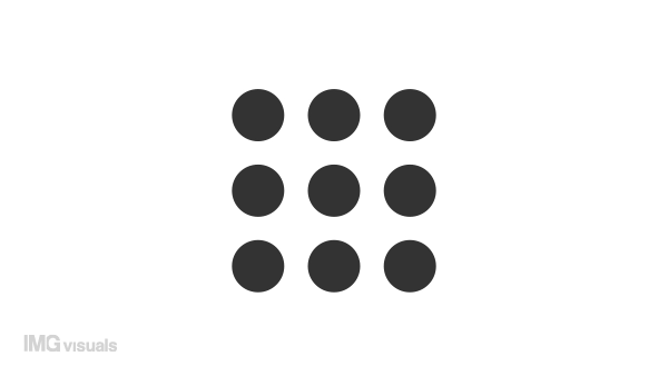 Animated color change dots loader. Transition. Simple black and white loading icon. 4K video footage with alpha channel transparency. Wait-animation progress indicator for web UI design
