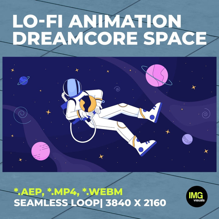 Designed for TikTok & Instagram reel creators, Twitch streamers, web designers and Lo-Fi music artists, it’s perfect for giving your gaming room, channel, or live stream a unique and nostalgia vibes.
🌀 Seamless Loop Animation
 This video loops smoothly with no cuts or jumps – ideal for extended use in ambience videos, livestreams, or continuous background visuals.
✨ Perfect For:
 • Lo-fi study music & chill YouTube videos
 • Twitch, Kick, YouTube & OBS stream themes
