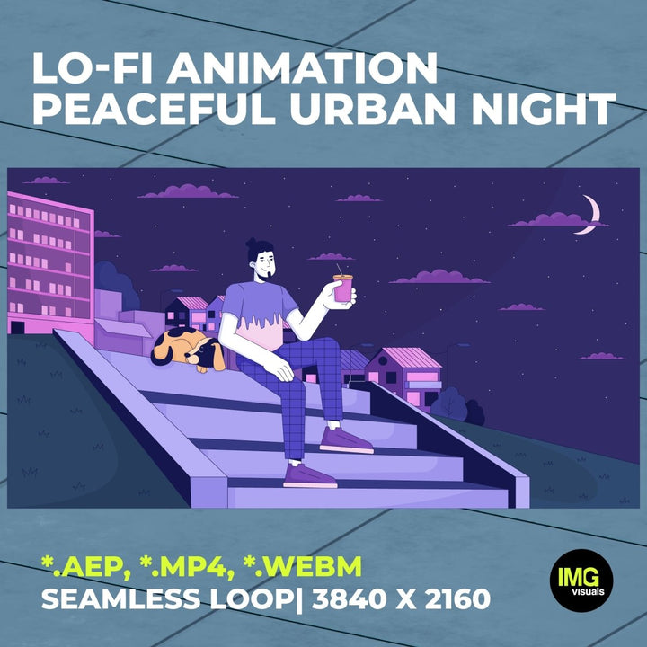 Designed for TikTok & Instagram reel creators, Twitch streamers, web designers and Lo-Fi music artists, it’s perfect for giving your gaming room, channel, or live stream a unique and nostalgia vibes.
🌀 Seamless Loop Animation
 This video loops smoothly with no cuts or jumps – ideal for extended use in ambience videos, livestreams, or continuous background visuals.
✨ Perfect For:
 • Lo-fi study music & chill YouTube videos
 • Twitch, Kick, YouTube & OBS stream themes