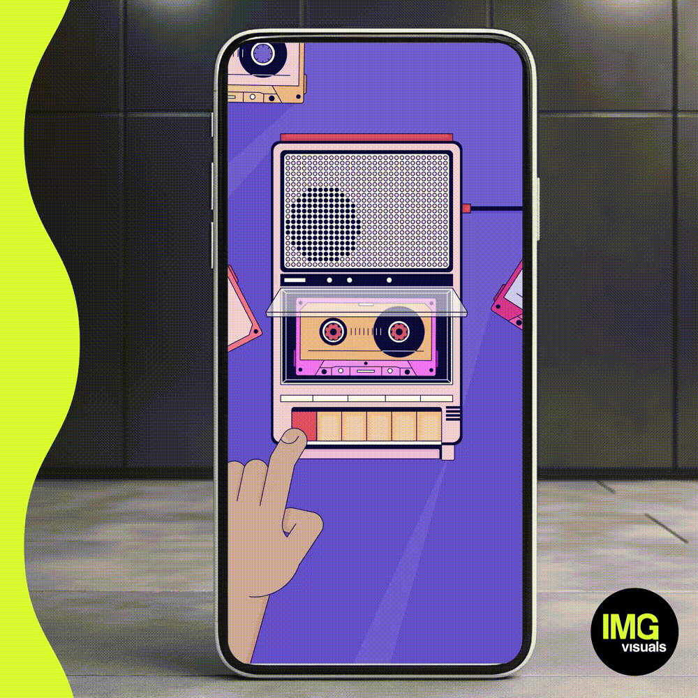 Retro Aesthetic Lofi Animated Bundle | 27 Vertical Lo Fi Loop Seamless Animation for Phone Live Wallpapers & Reels Backgrounds