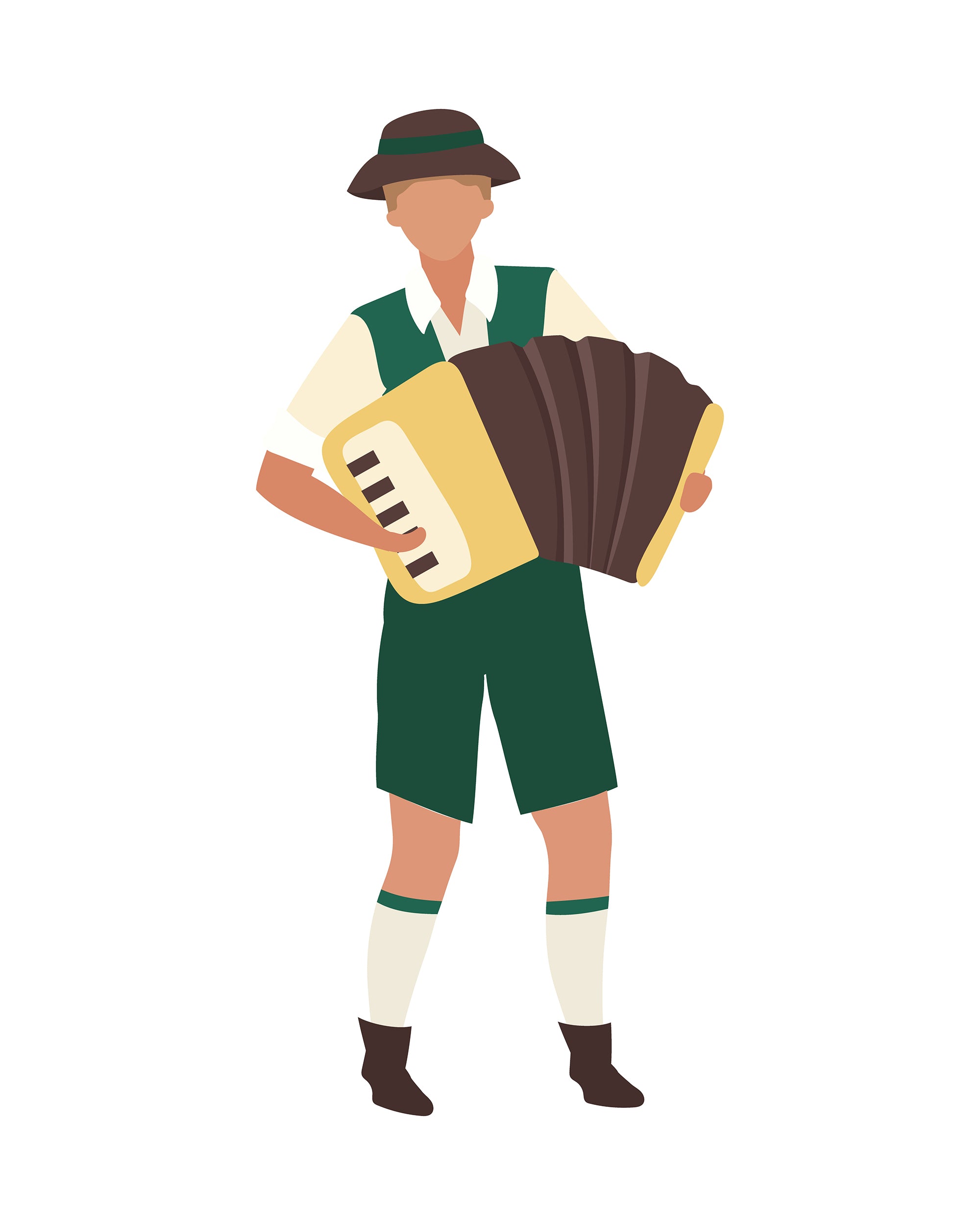 Oktoberfest flat vector illustration bundle