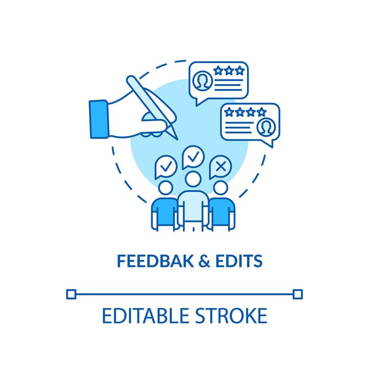 Design studio, workshop concept icons bundle