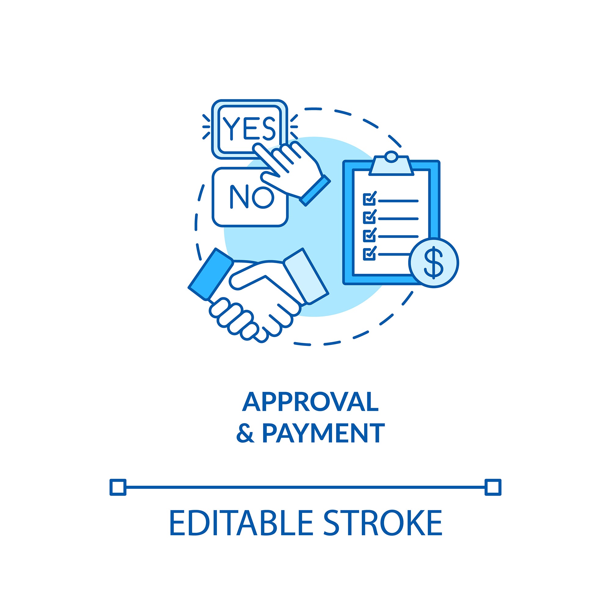 Design studio, workshop concept icons bundle