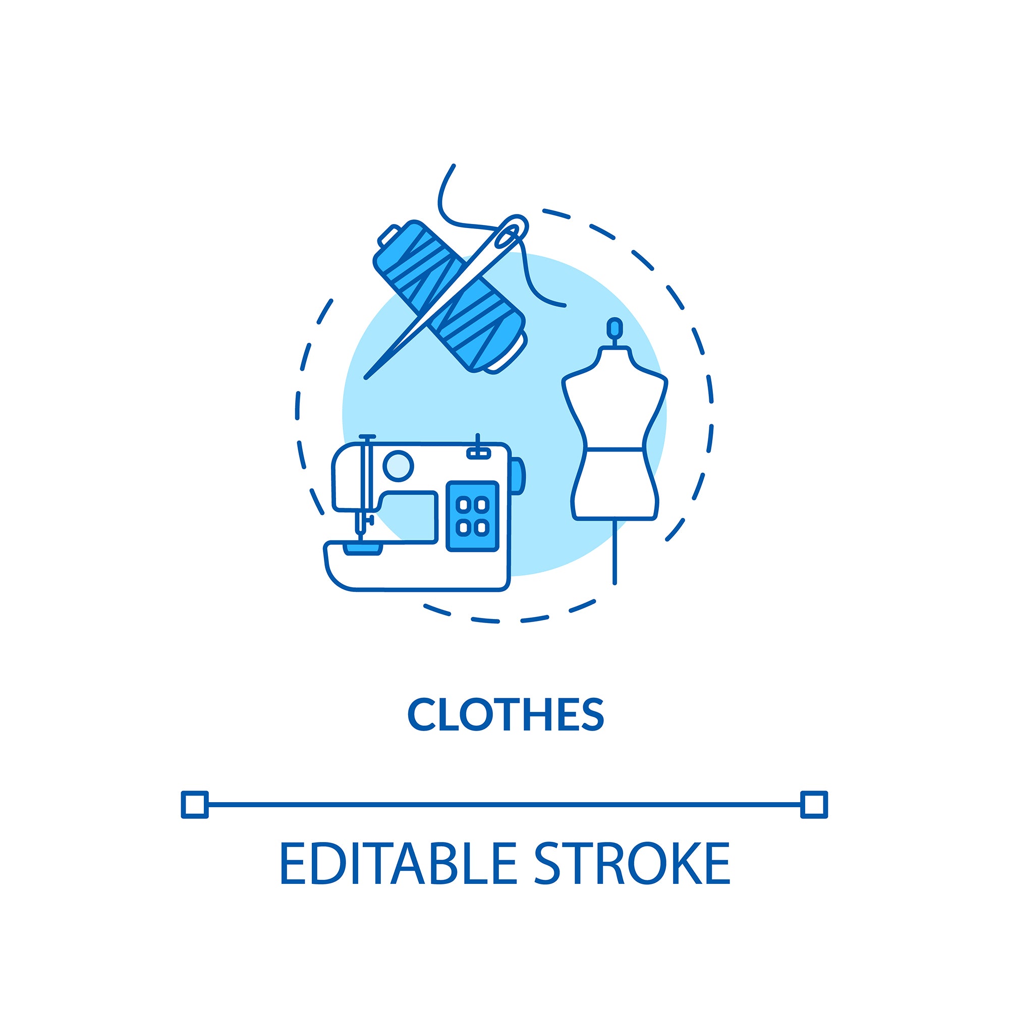 Design studio, workshop concept icons bundle