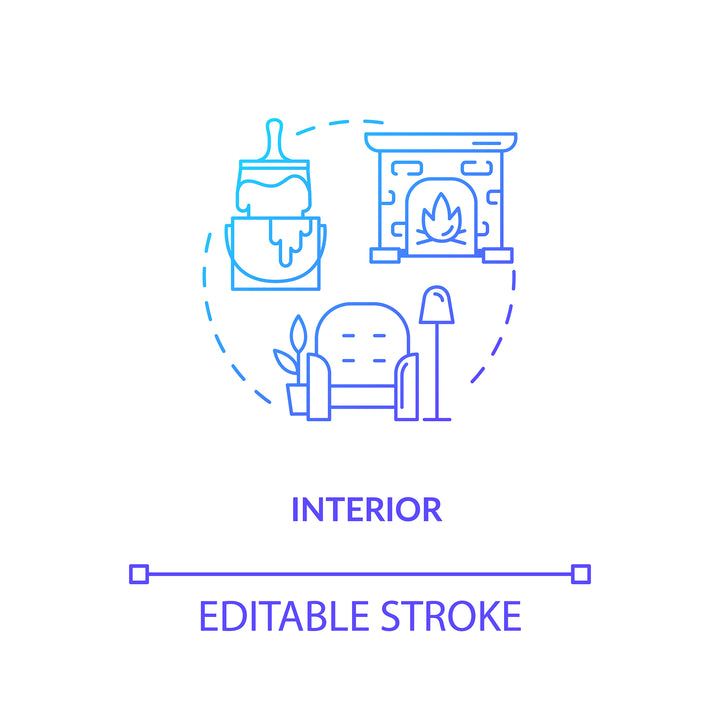 Design studio, workshop concept icons bundle