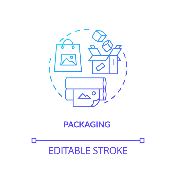 Design studio, workshop concept icons bundle