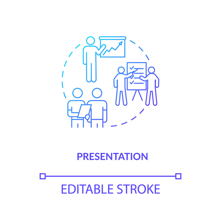 Design studio, workshop concept icons bundle