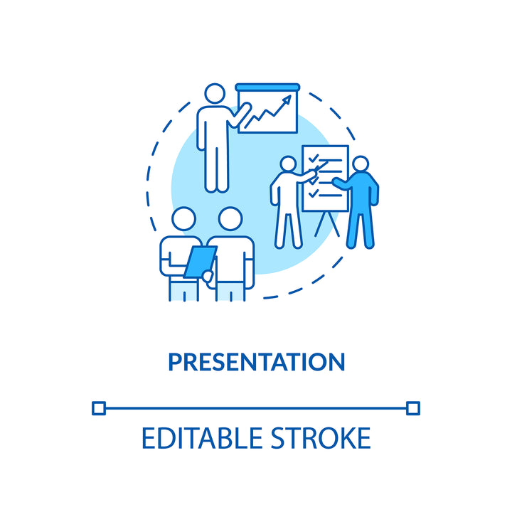 Design studio, workshop concept icons bundle