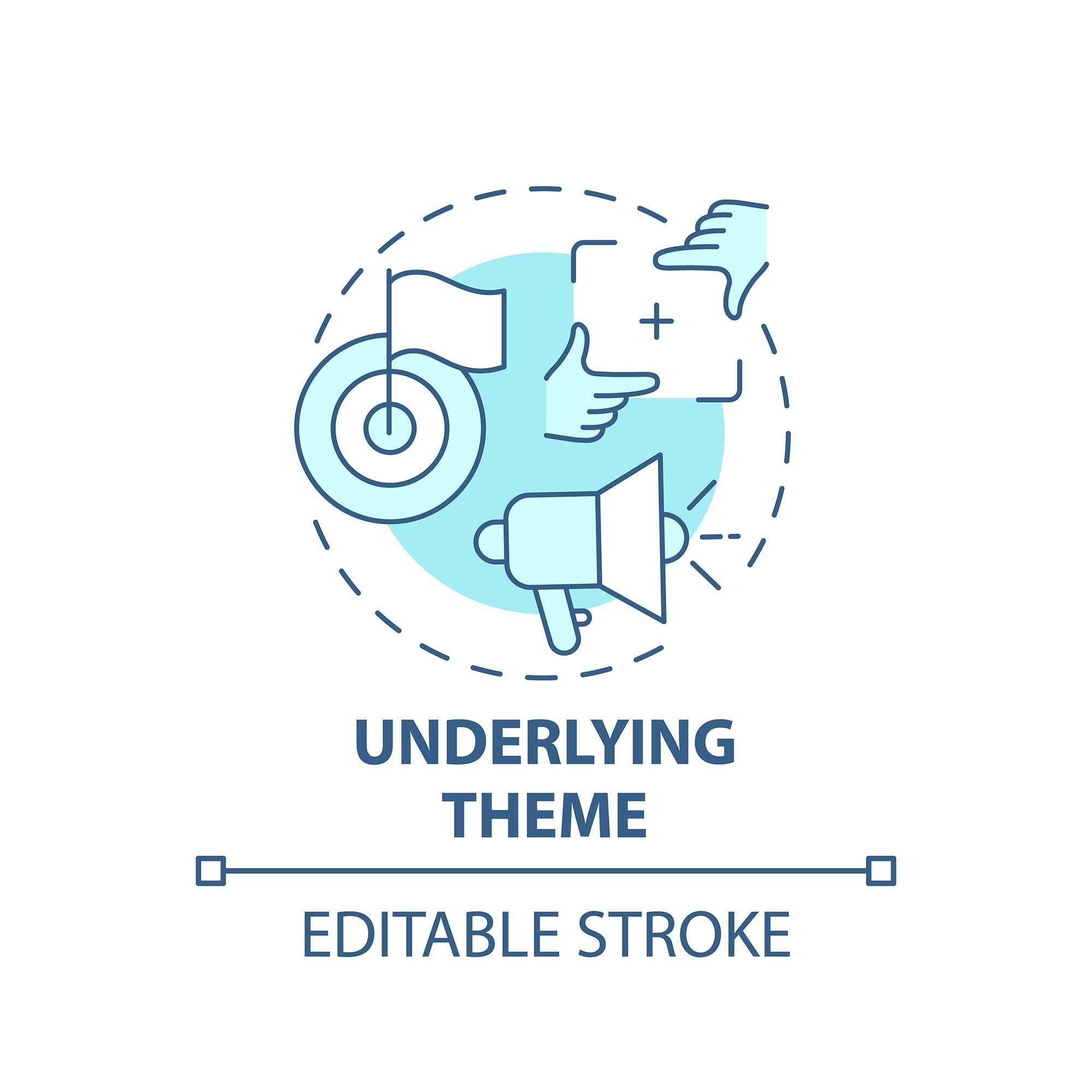 Thinking and creativity concept icons bundle