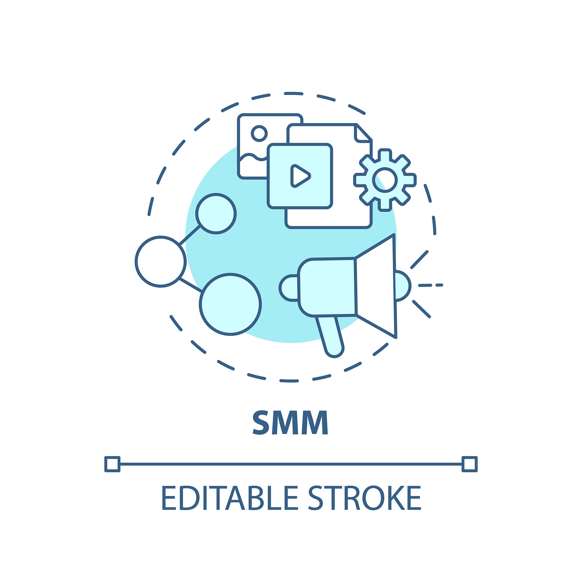 Thinking and creativity concept icons bundle