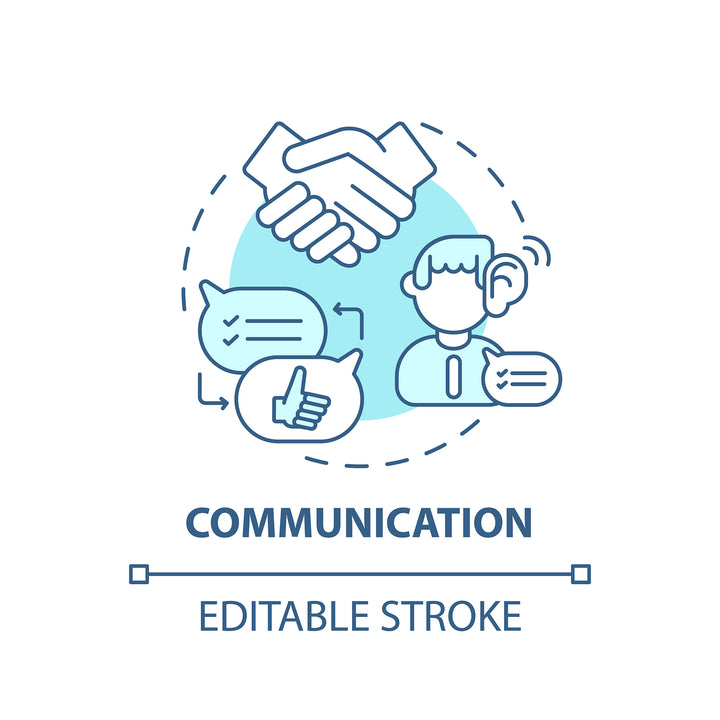 Thinking and creativity concept icons bundle