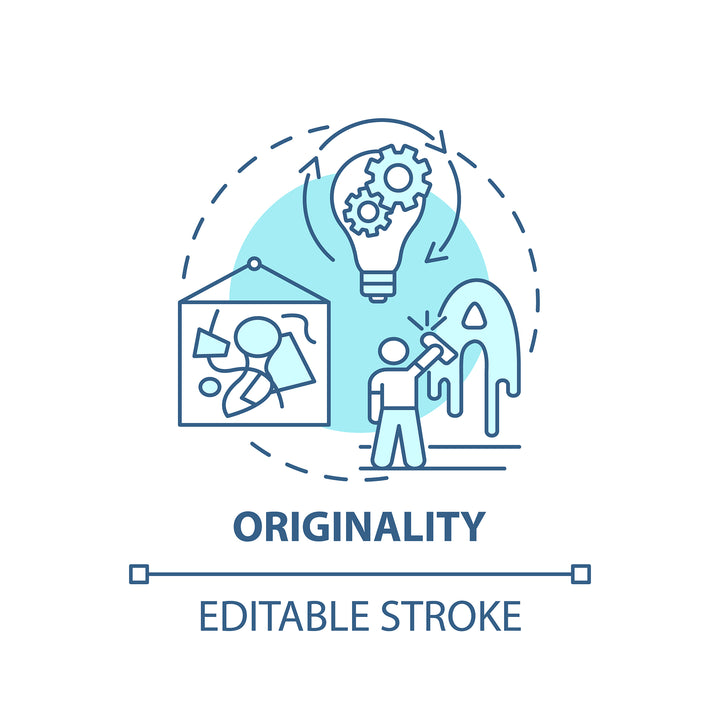 Thinking and creativity concept icons bundle