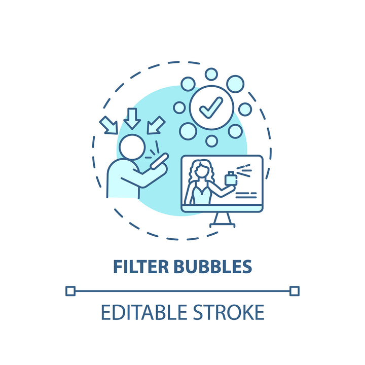 New media concept icons bundle