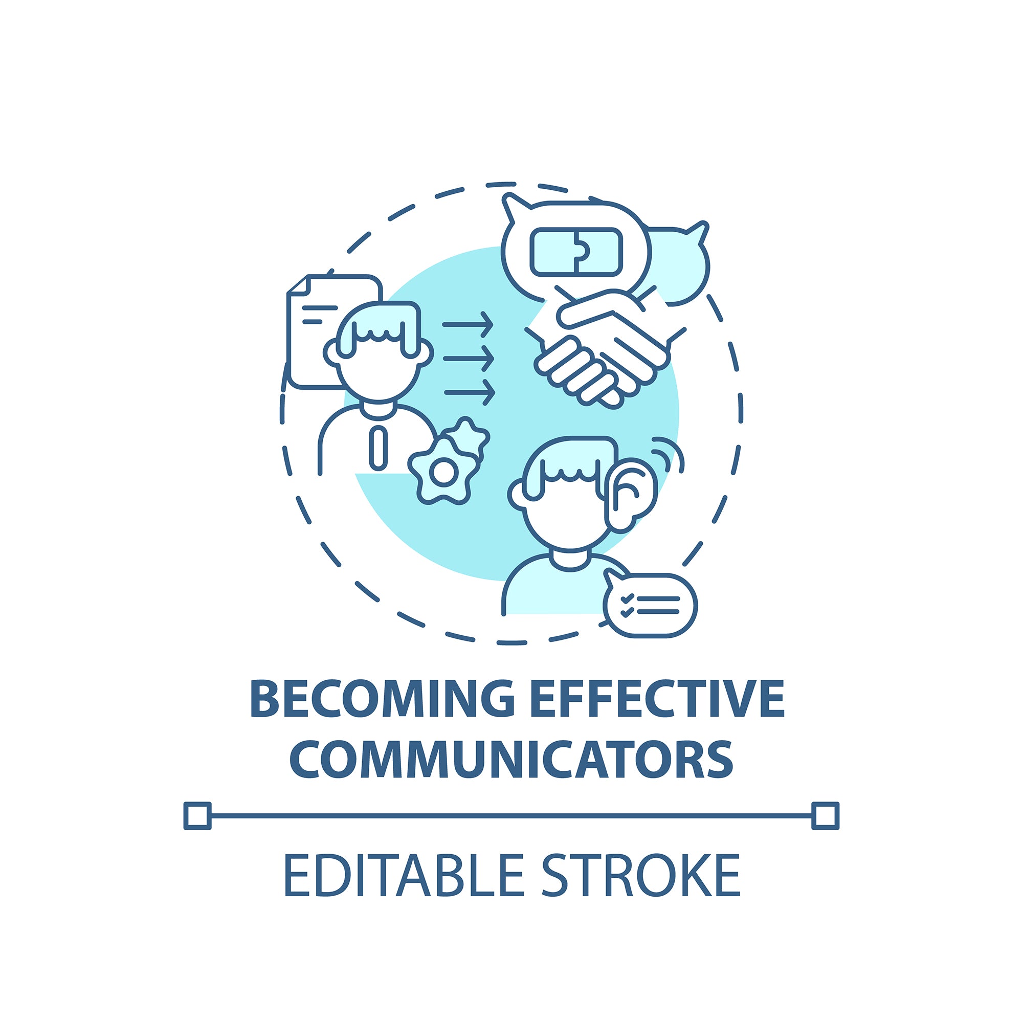 New media concept icons bundle