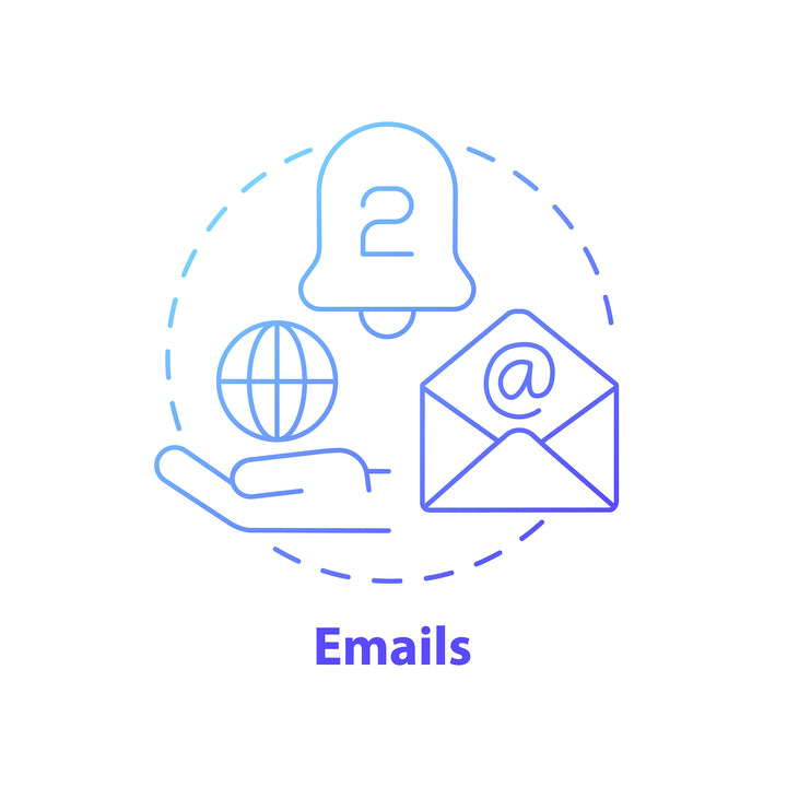 New media concept icons bundle