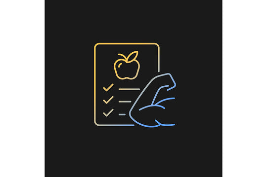 School subjects gradient icons set for dark and light mode