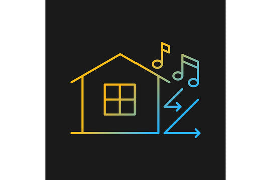 Building safety requirements gradient icons set for dark and light mode