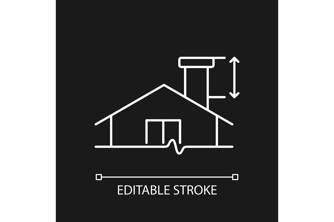 Building safety requirements linear icons set for dark and light mode