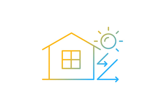 Building safety requirements gradient icons set for dark and light mode