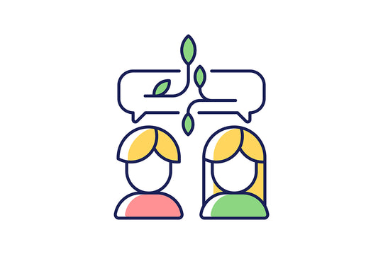 Critical thinking RGB color icons set