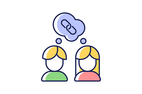 Critical thinking RGB color icons set