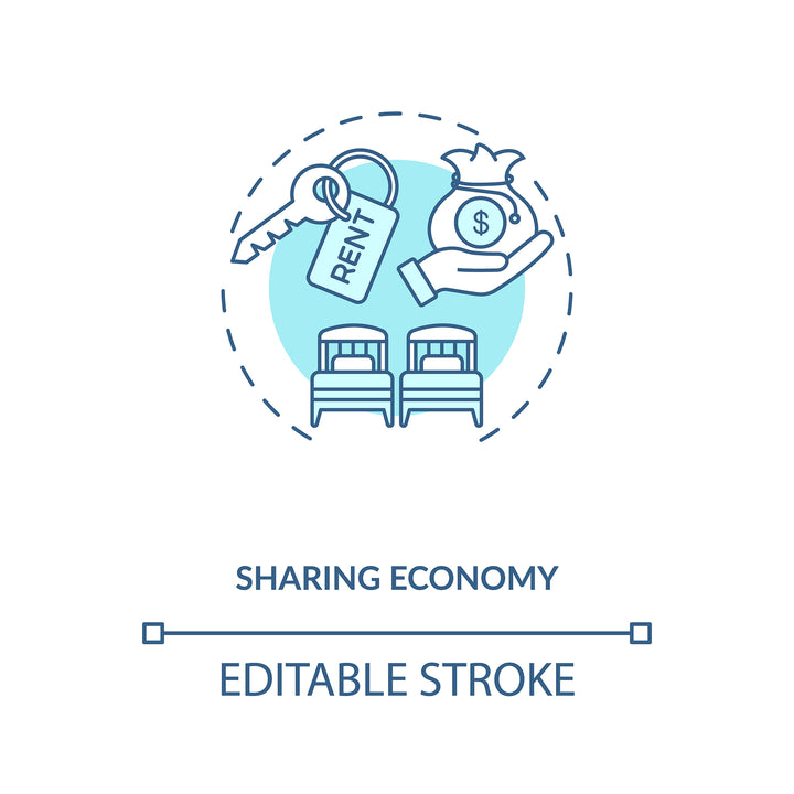 Business travel during coronavirus pandemic concept icons bundle
