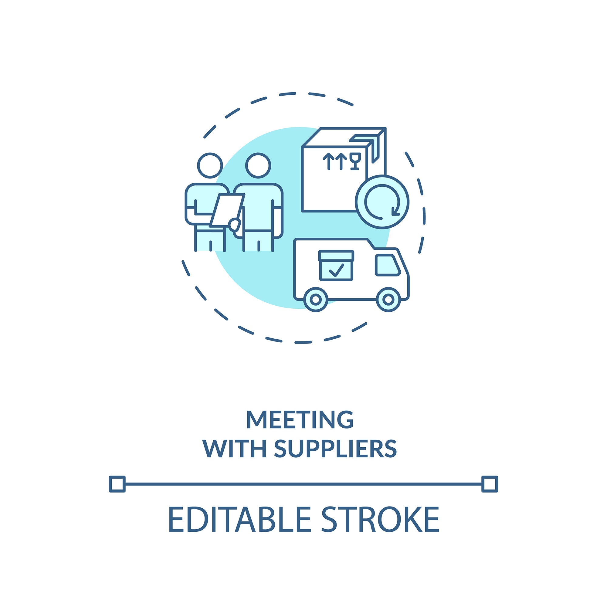 Business travel during coronavirus pandemic concept icons bundle