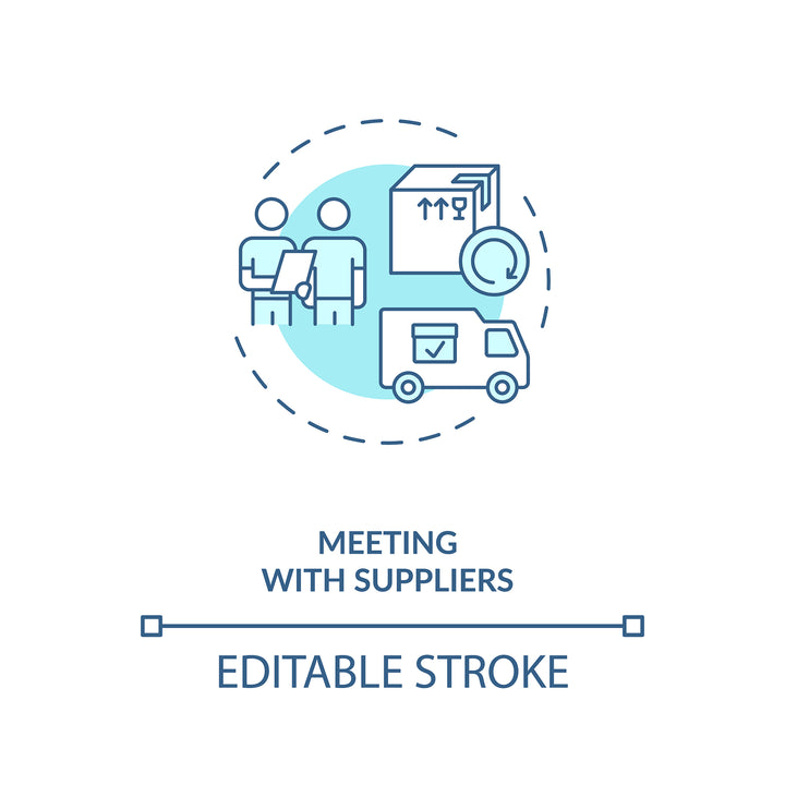 Business travel during coronavirus pandemic concept icons bundle