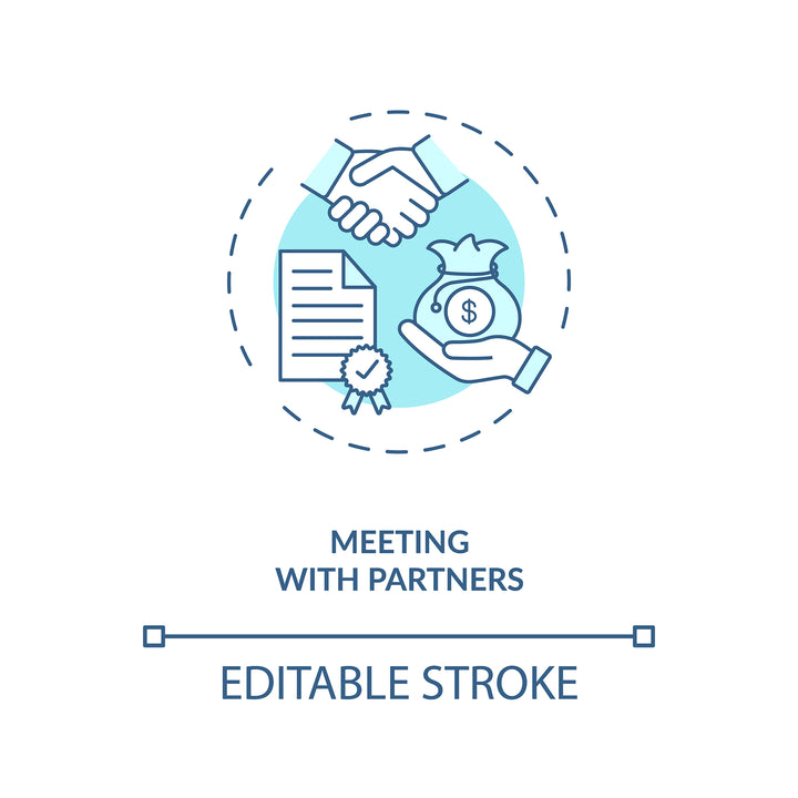 Business travel during coronavirus pandemic concept icons bundle