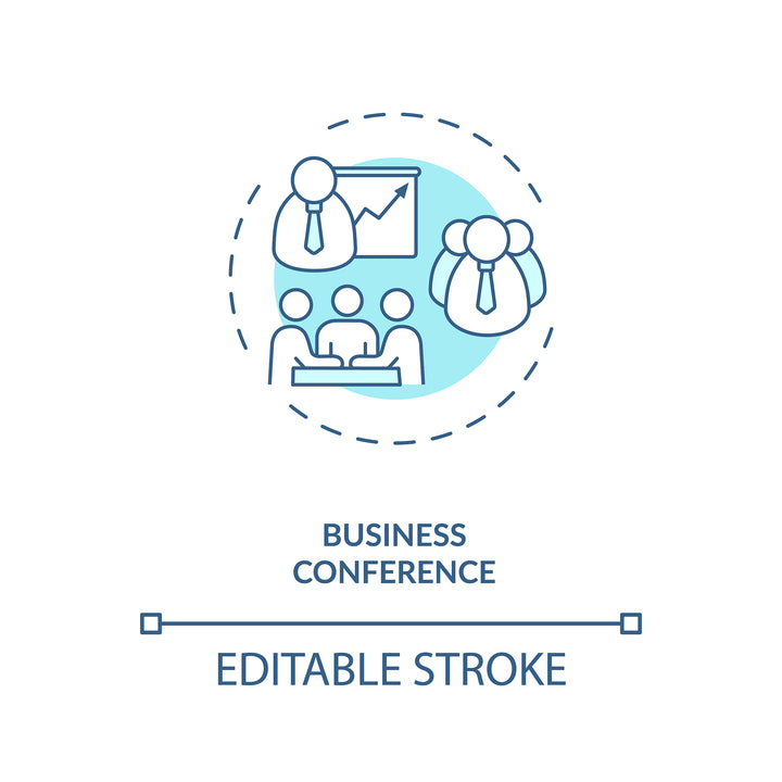 Business travel during coronavirus pandemic concept icons bundle