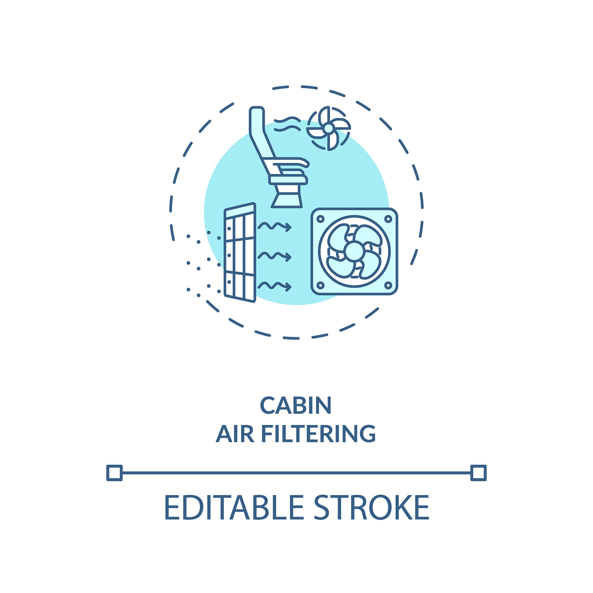 Business travel during coronavirus pandemic concept icons bundle