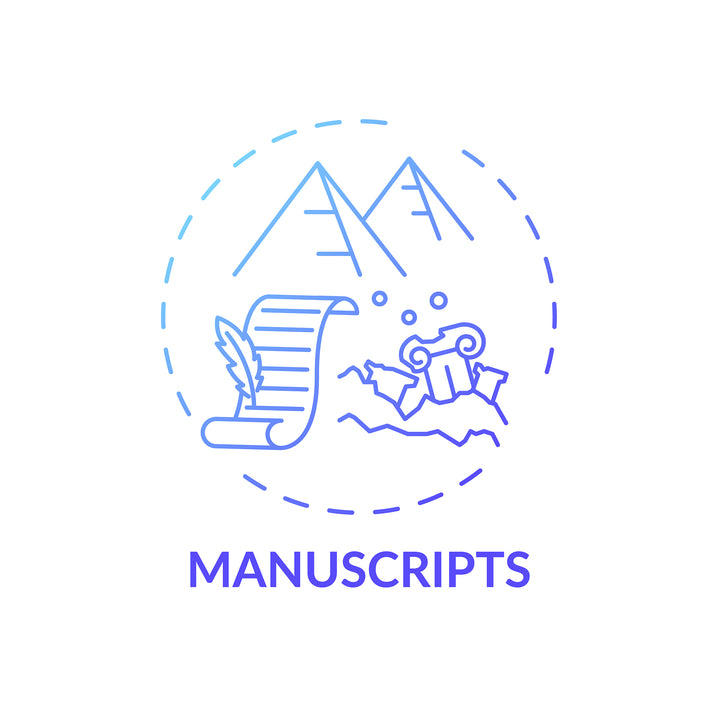 Online library concept icons bundle