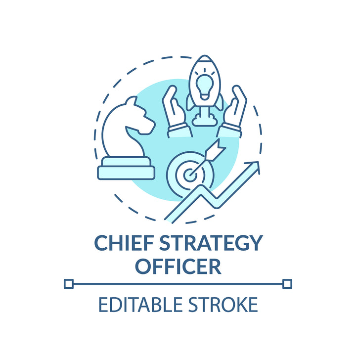 Top management concept icons bundle