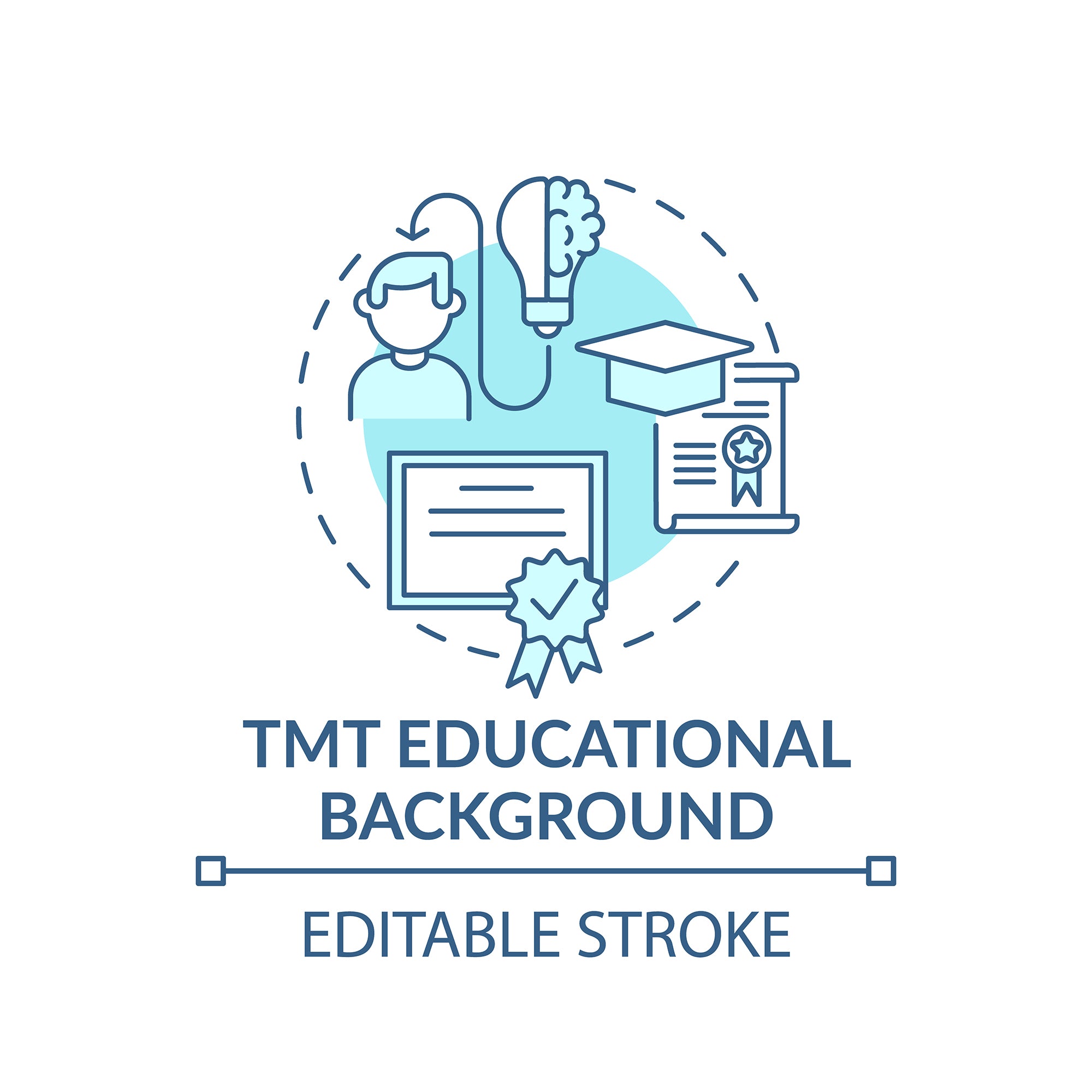 Top management concept icons bundle