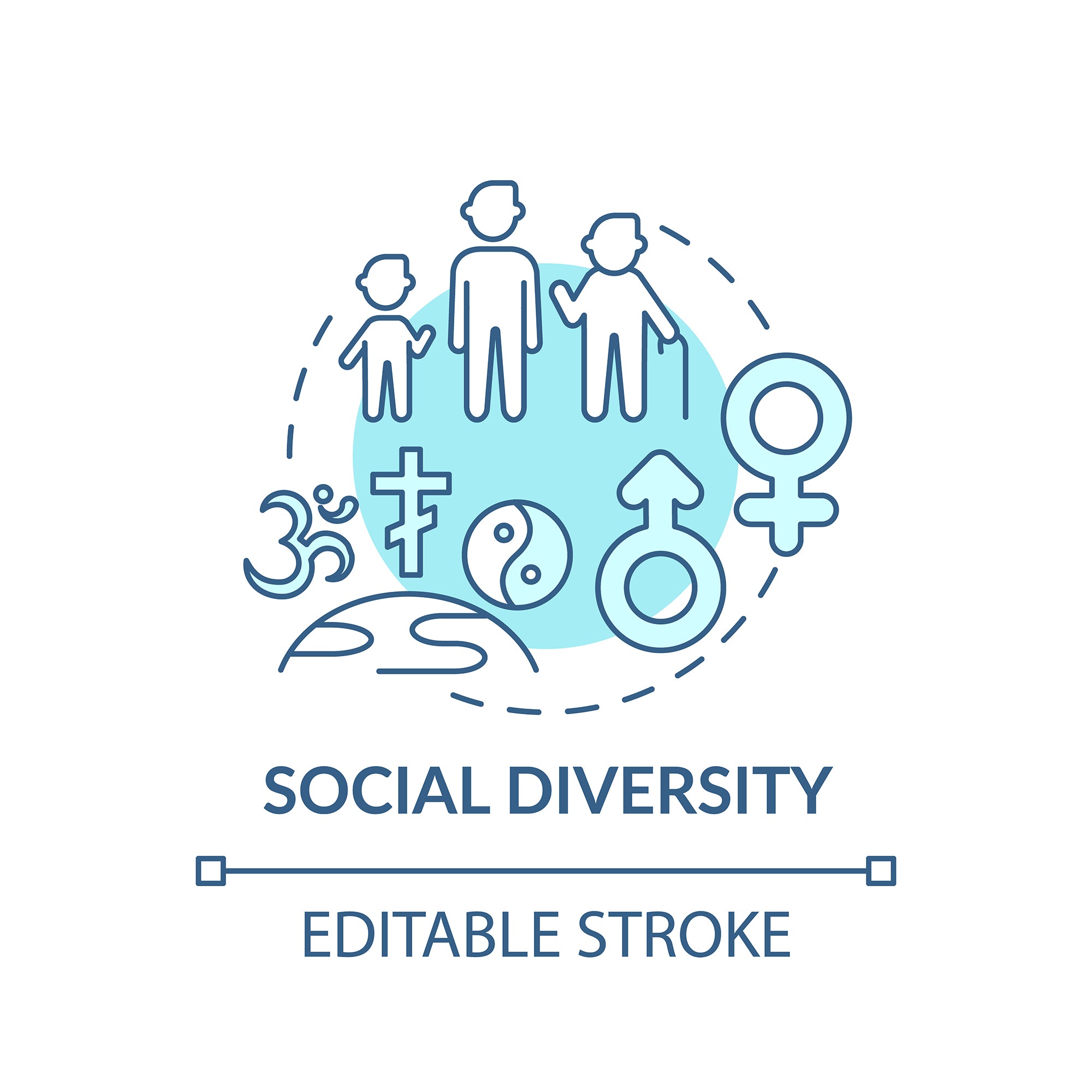 Top management concept icons bundle