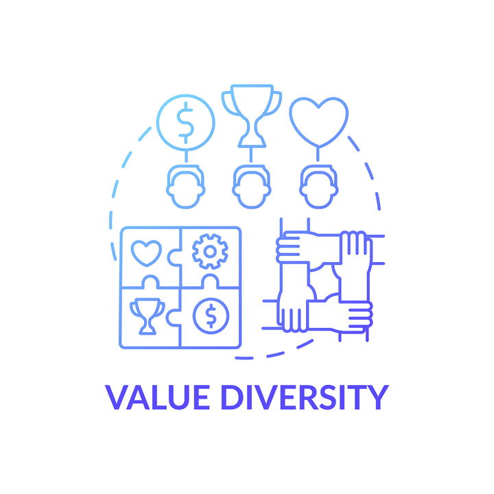 Top management concept icons bundle