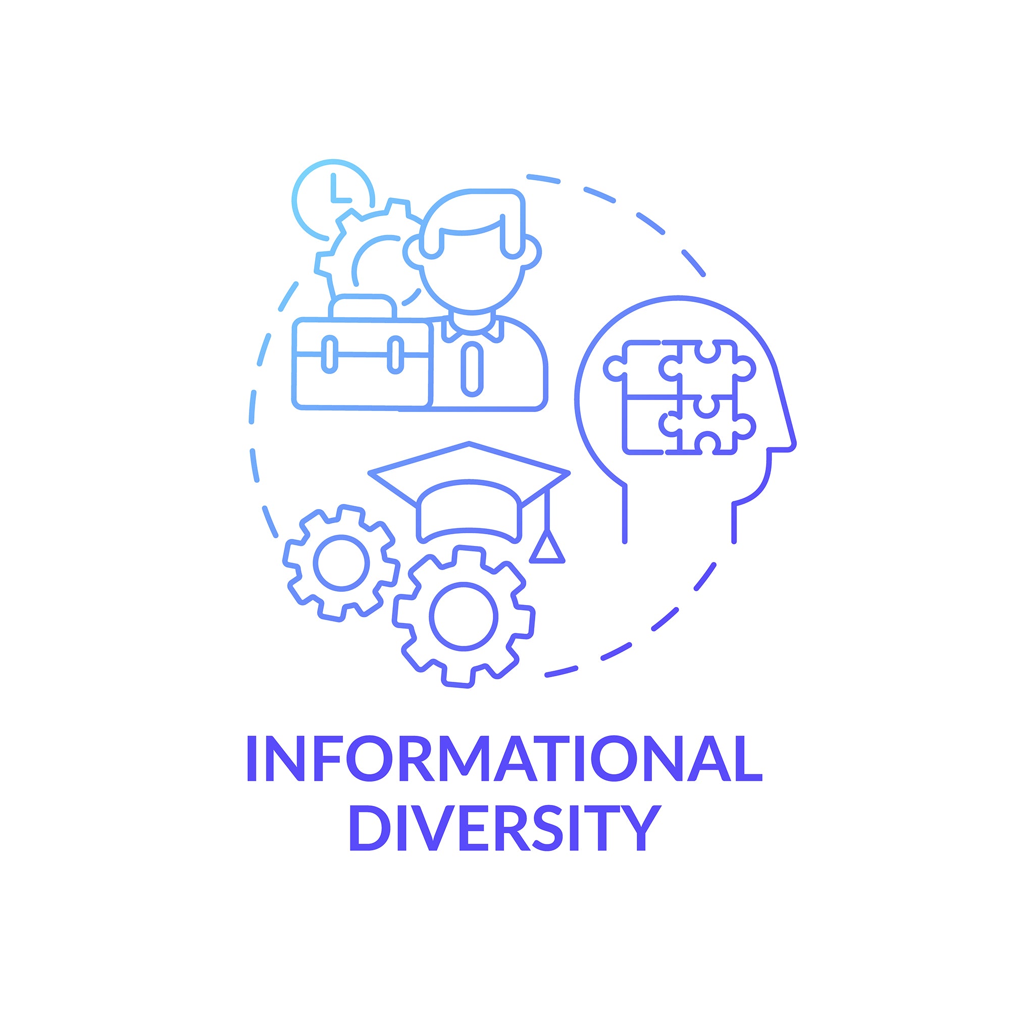 Top management concept icons bundle