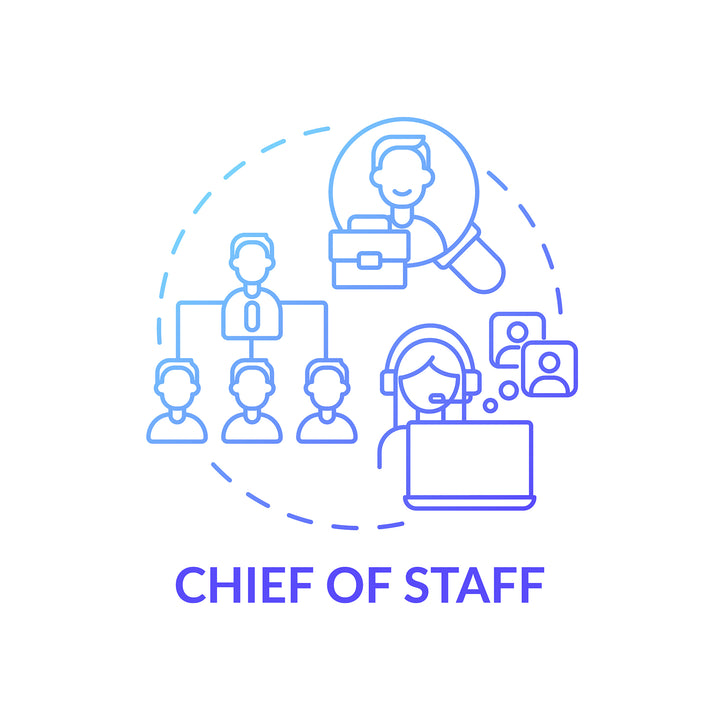 Top management concept icons bundle