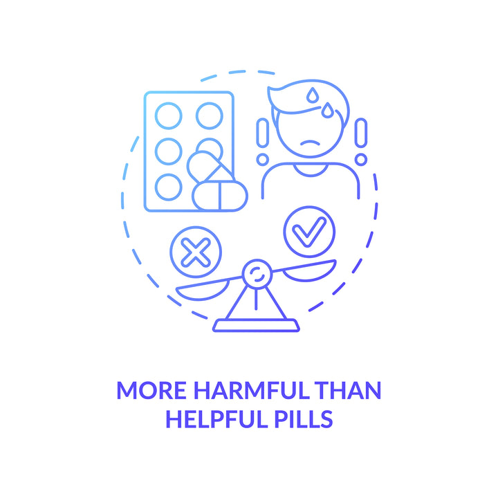 Online pharmacy concept icons bundle