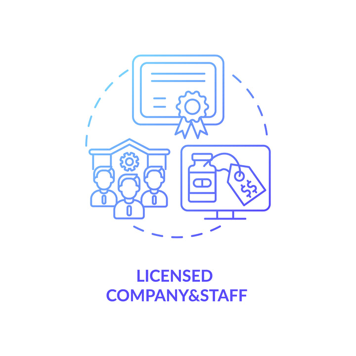 Online pharmacy concept icons bundle