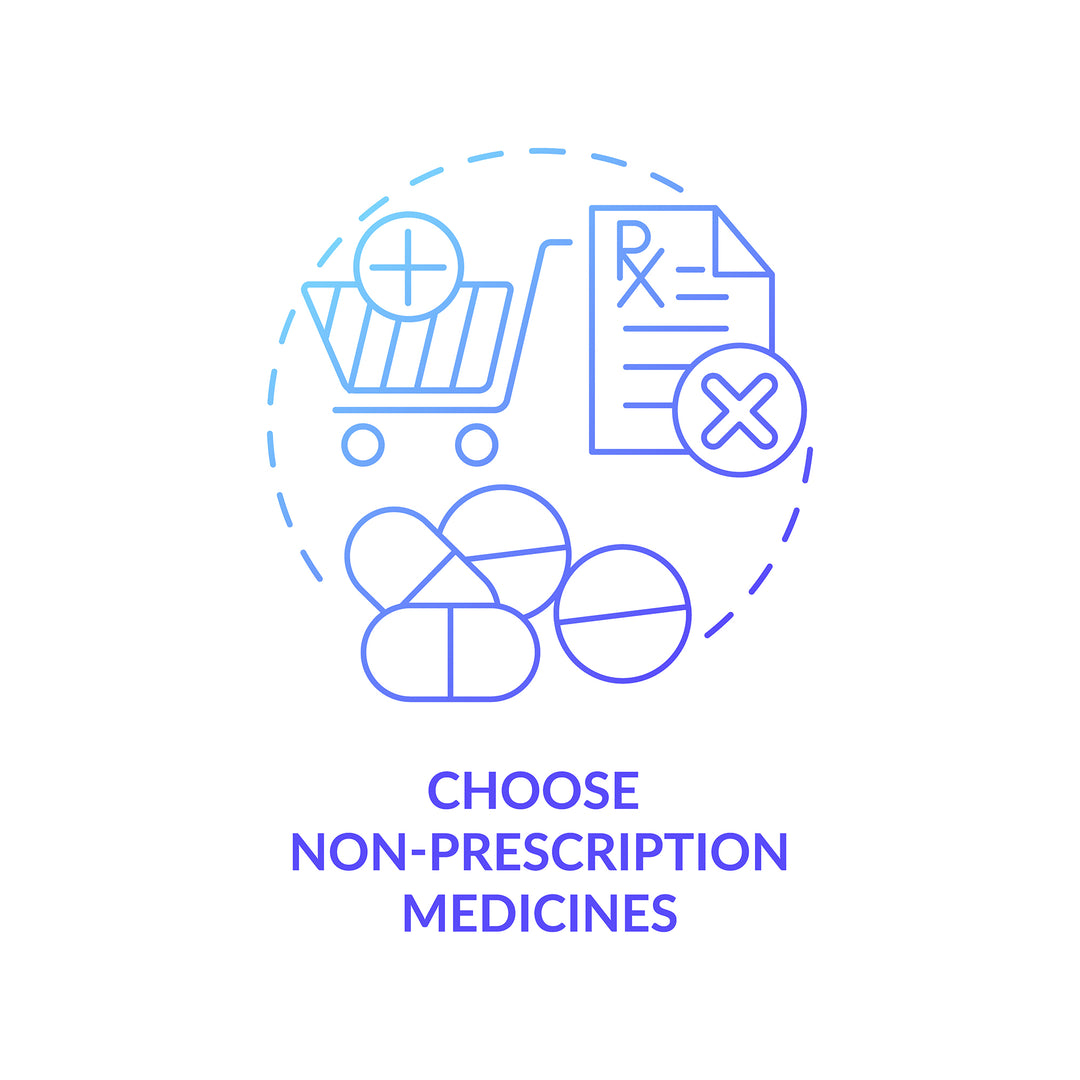 Online pharmacy concept icons bundle