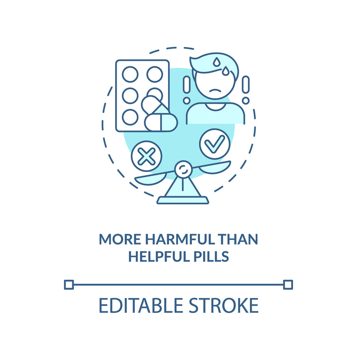 Online pharmacy concept icons bundle
