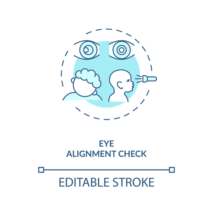 Eye health concept icons bundle