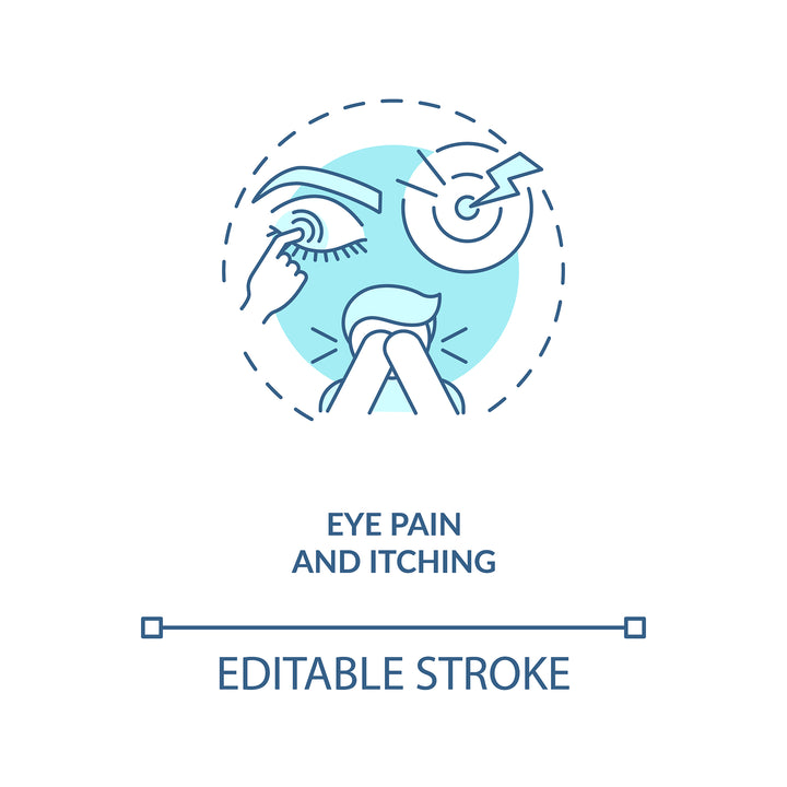 Eye health concept icons bundle