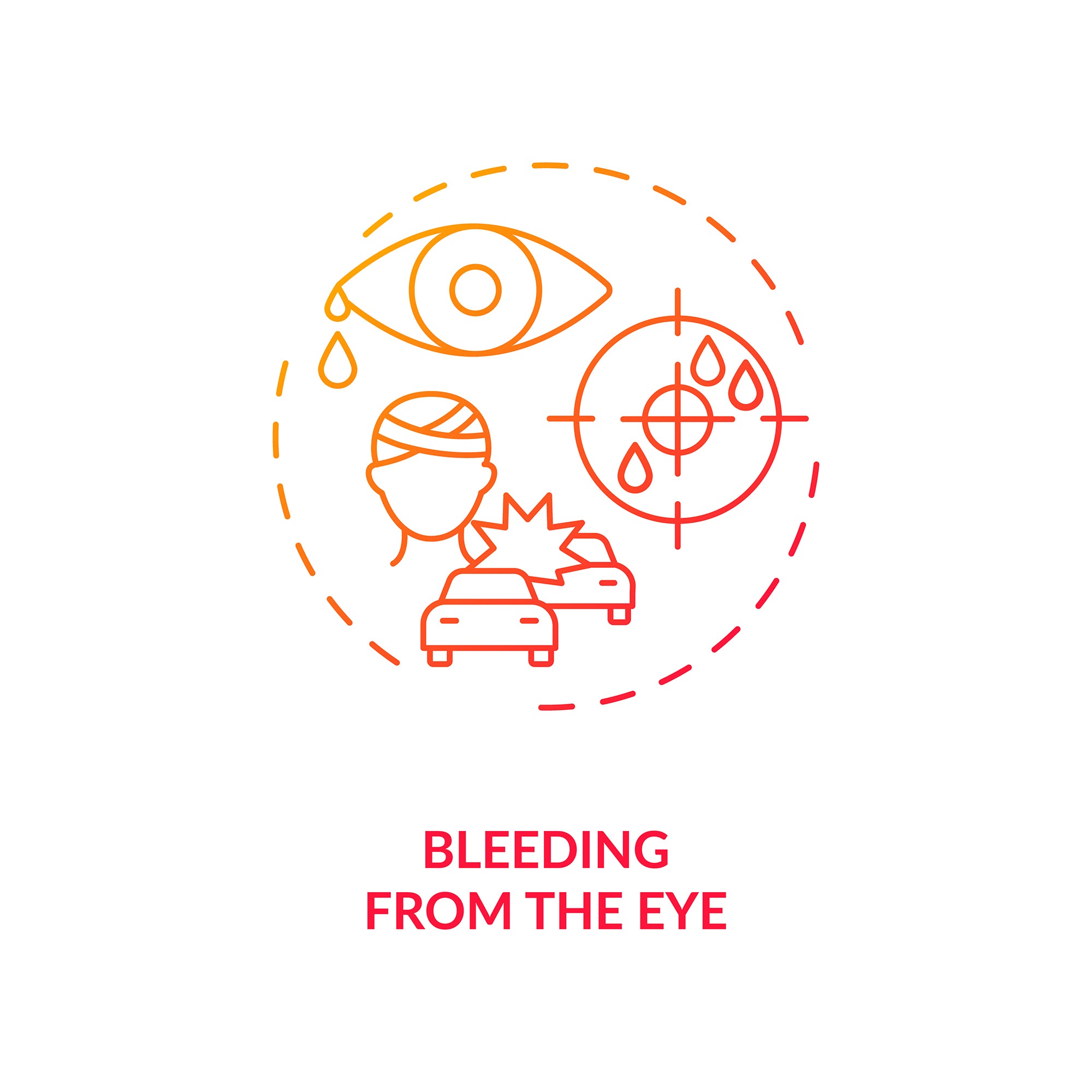 Eye health concept icons bundle